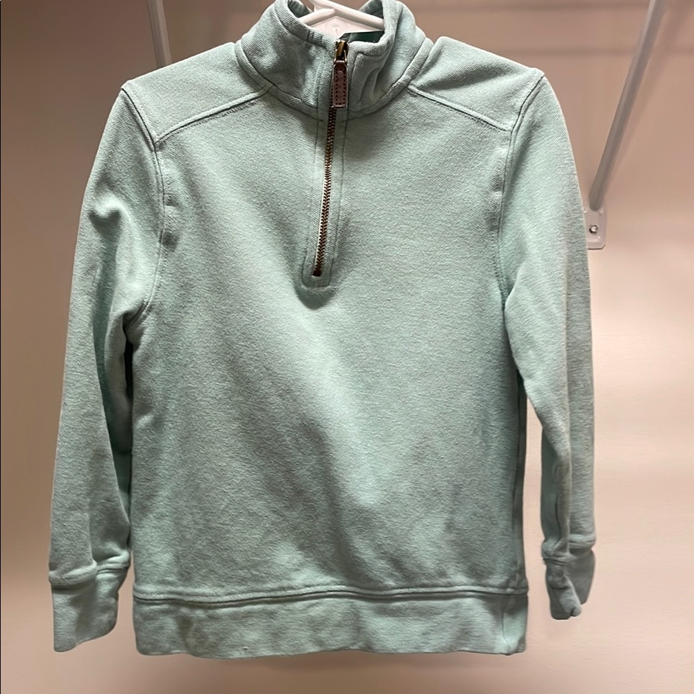 Mint Green Quarter-Zip Pullover